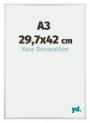 Austin Aluminium Photo Frame 29 7x42cm A3 Silver High Gloss Front Size | Yourdecoration.com