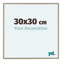 Austin Aluminium Photo Frame 30x30cm Champagne Front Size | Yourdecoration.com