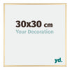 Austin Aluminium Photo Frame 30x30cm Gold High Gloss Front Size | Yourdecoration.com