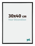 Austin Aluminium Photo Frame 30x40cm Black High Gloss Front Size | Yourdecoration.com