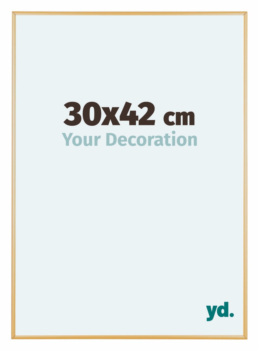 Austin Aluminium Photo Frame 30x42cm Gold Vintage Front Size | Yourdecoration.com