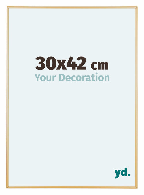 Austin Aluminium Photo Frame 30x42cm Gold Vintage Front Size | Yourdecoration.com