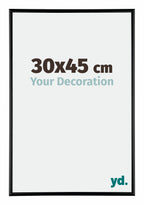 Austin Aluminium Photo Frame 30x45cm Black High Gloss Front Size | Yourdecoration.com