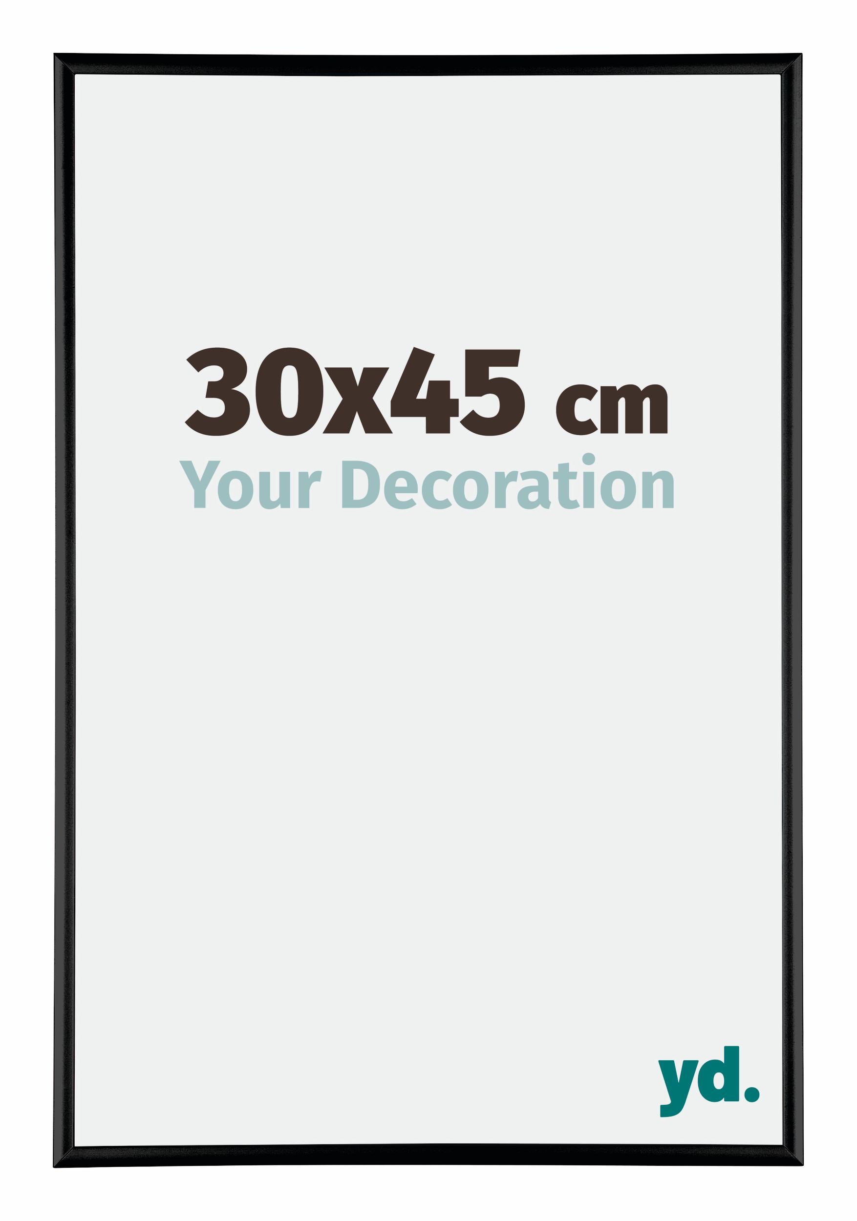 Austin Aluminium Photo Frame 30x45cm Black High Gloss Front Size | Yourdecoration.com