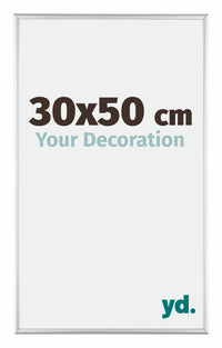 Austin Aluminium Photo Frame 30x50cm Silver High Gloss Front Size | Yourdecoration.com