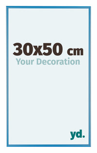 Austin Aluminium Photo Frame 30x50cm Steel Blue Front Size | Yourdecoration.com