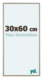 Austin Aluminium Photo Frame 30x60cm Champagne Front Size | Yourdecoration.com