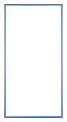 Austin Aluminium Photo Frame 30x60cm Steel Blue Front | Yourdecoration.com