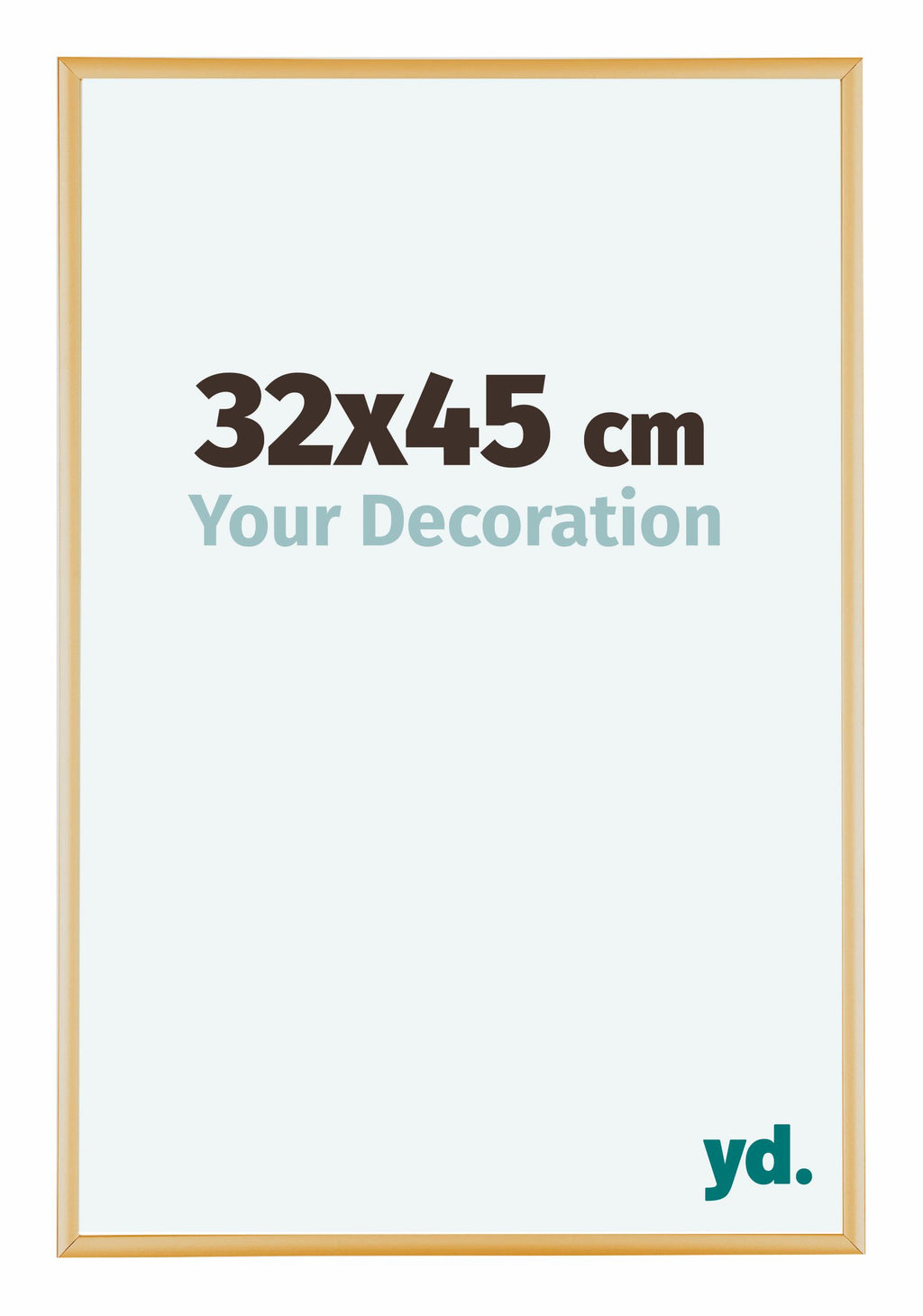 Austin Aluminium Photo Frame 32x45cm Gold Vintage Front Size | Yourdecoration.com