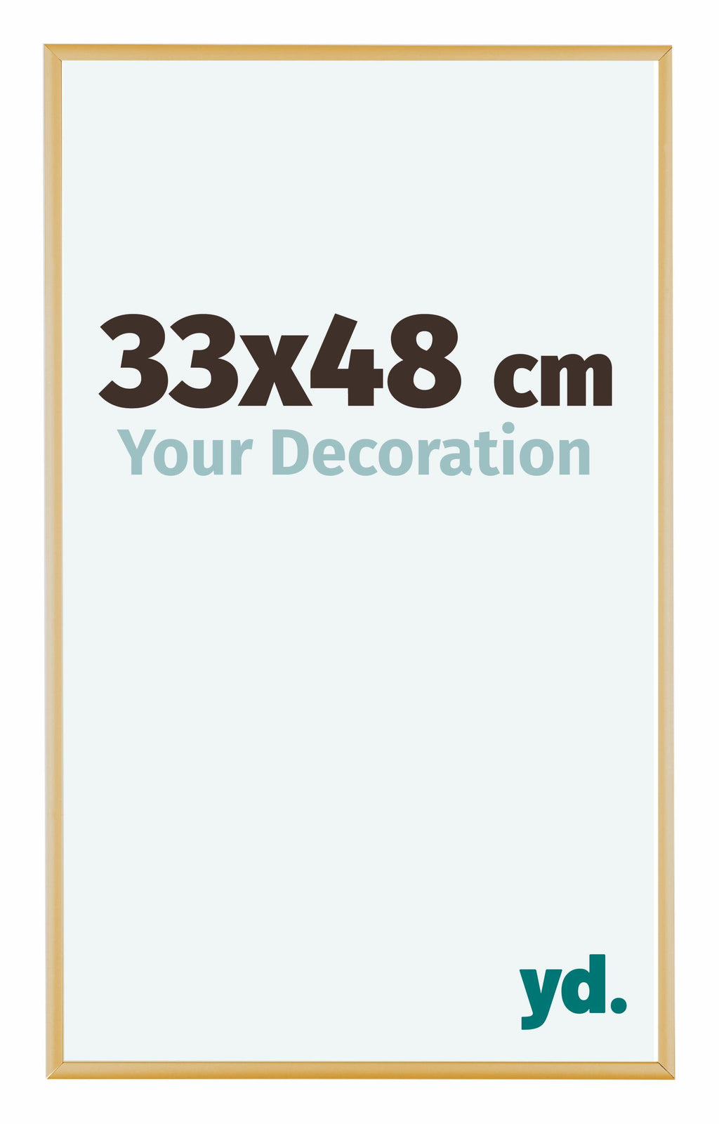 Austin Aluminium Photo Frame 33x48cm Gold Vintage Front Size | Yourdecoration.com