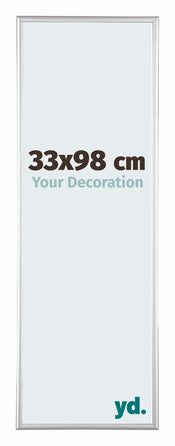 Austin Aluminium Photo Frame 33x98cm Silver High Gloss Front Size | Yourdecoration.com