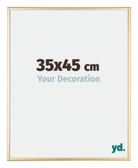 Austin Aluminium Photo Frame 35x45cm Gold High Gloss Front Size | Yourdecoration.com