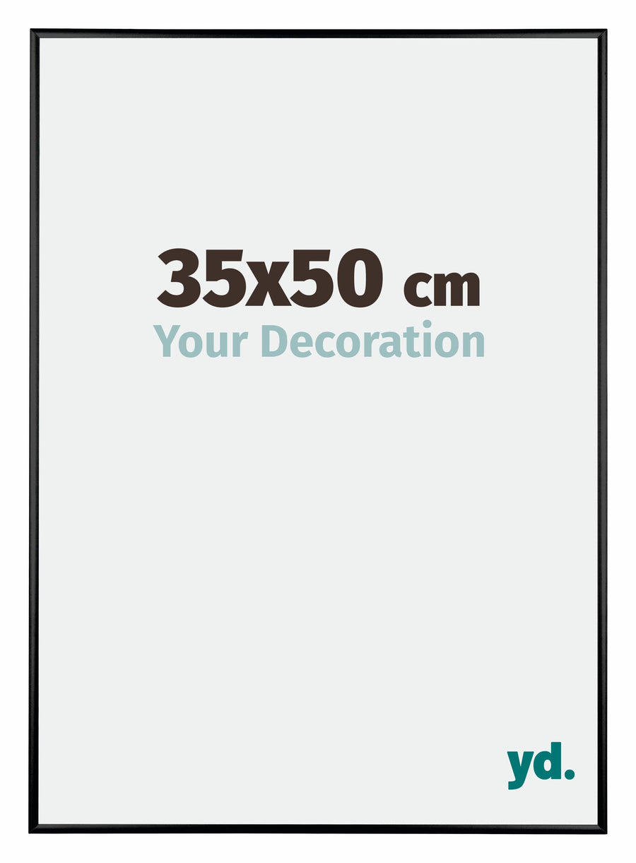 Austin Aluminium Photo Frame 35x50cm Black High Gloss Front Size | Yourdecoration.com