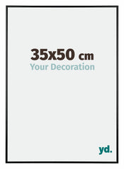 Austin Aluminium Photo Frame 35x50cm Black High Gloss Front Size | Yourdecoration.com