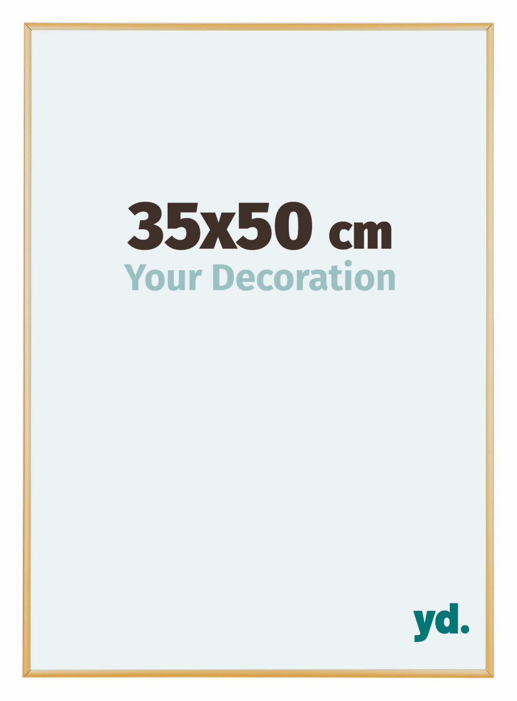 Austin Aluminium Photo Frame 35x50cm Gold Vintage Front Size | Yourdecoration.com
