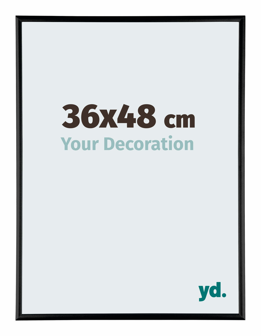 Austin Aluminium Photo Frame 36x48cm Black High Gloss Front Size | Yourdecoration.com