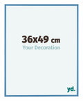 Austin Aluminium Photo Frame 36x49cm Steel Blue Front Size | Yourdecoration.com