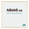 Austin Aluminium Photo Frame 40x40cm Gold High Gloss Front Size | Yourdecoration.com