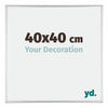 Austin Aluminium Photo Frame 40x40cm Silver High Gloss Front Size | Yourdecoration.com