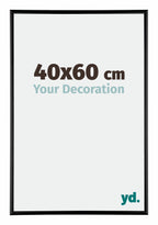 Austin Aluminium Photo Frame 40x60cm Black High Gloss Front Size | Yourdecoration.com