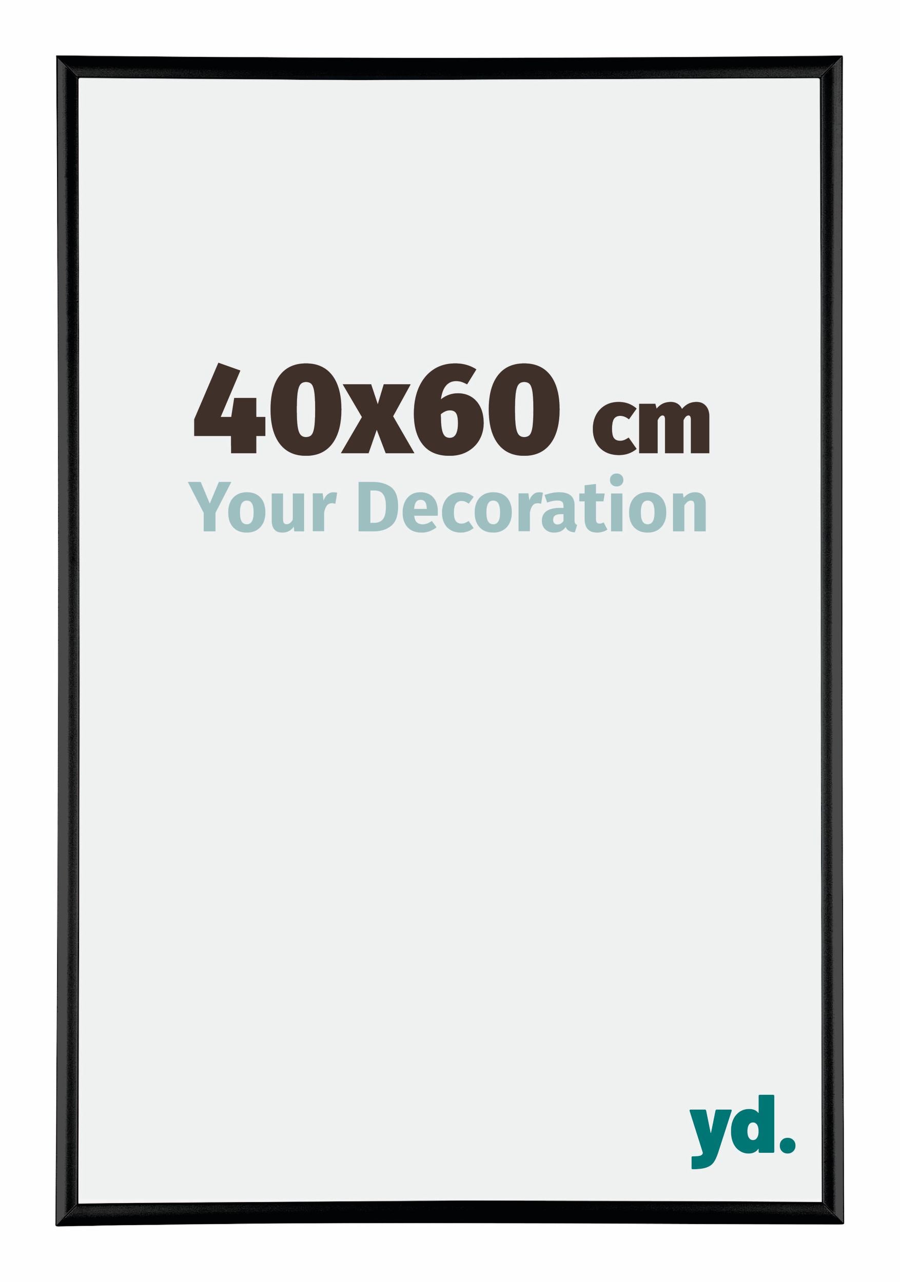 Austin Aluminium Photo Frame 40x60cm Black High Gloss Front Size | Yourdecoration.com