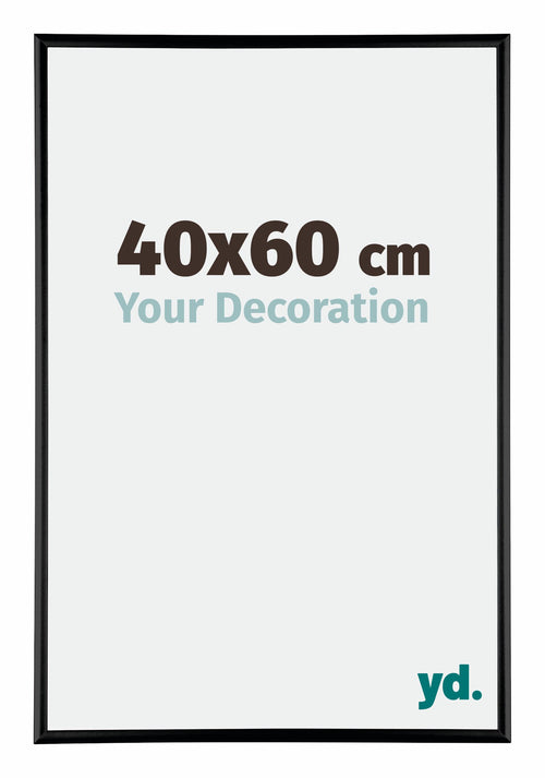 Austin Aluminium Photo Frame 40x60cm Black High Gloss Front Size | Yourdecoration.com