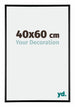 Austin Aluminium Photo Frame 40x60cm Black High Gloss Front Size | Yourdecoration.com
