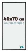 Austin Aluminium Photo Frame 40x70cm Black High Gloss Front Size | Yourdecoration.com