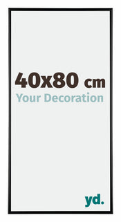 Austin Aluminium Photo Frame 40x80cm Black High Gloss Front Size | Yourdecoration.com