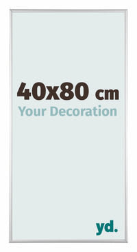Austin Aluminium Photo Frame 40x80cm Silver Matt Front Size | Yourdecoration.com