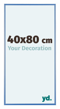 Austin Aluminium Photo Frame 40x80cm Steel Blue Front Size | Yourdecoration.com