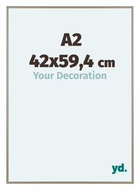 Austin Aluminium Photo Frame 42x59 4cm A2 Champagne Front Size | Yourdecoration.com