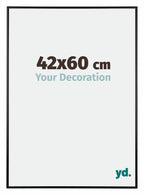 Austin Aluminium Photo Frame 42x60cm Black High Gloss Front Size | Yourdecoration.com