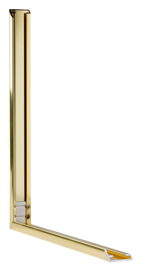 Austin Aluminium Photo Frame 42x60cm Gold High Gloss Detail Intersection | Yourdecoration.com