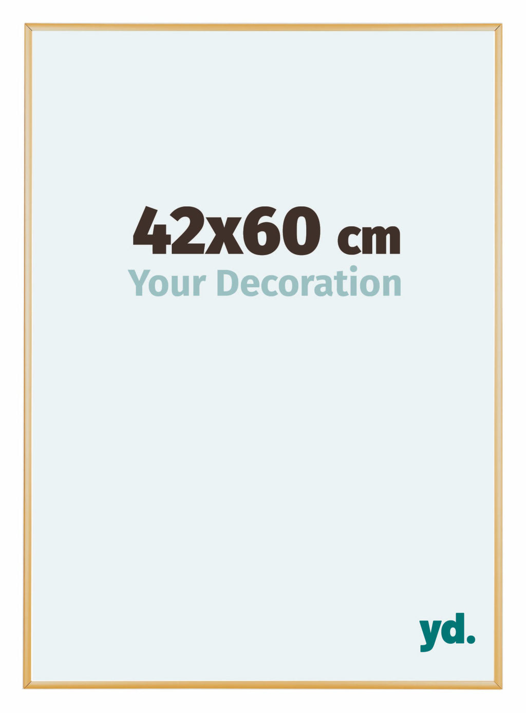 Austin Aluminium Photo Frame 42x60cm Gold Vintage Front Size | Yourdecoration.com