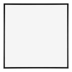 Austin Aluminium Photo Frame 45x45cm Black High Gloss Front | Yourdecoration.com