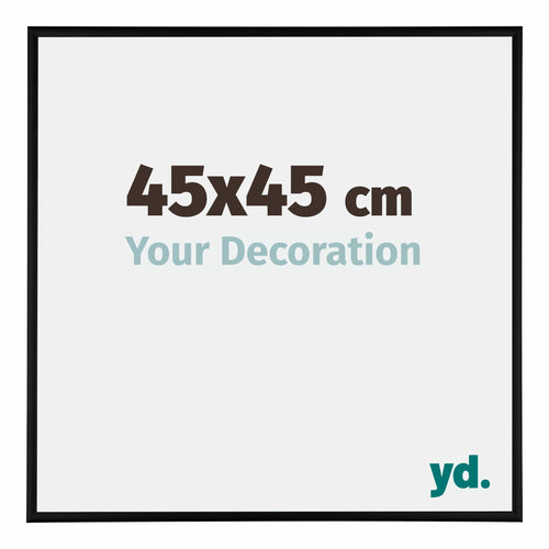 Austin Aluminium Photo Frame 45x45cm Black Matt Front Size | Yourdecoration.com