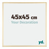 Austin Aluminium Photo Frame 45x45cm Gold High Gloss Front Size | Yourdecoration.com