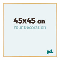 Austin Aluminium Photo Frame 45x45cm Gold Vintage Front Size | Yourdecoration.com