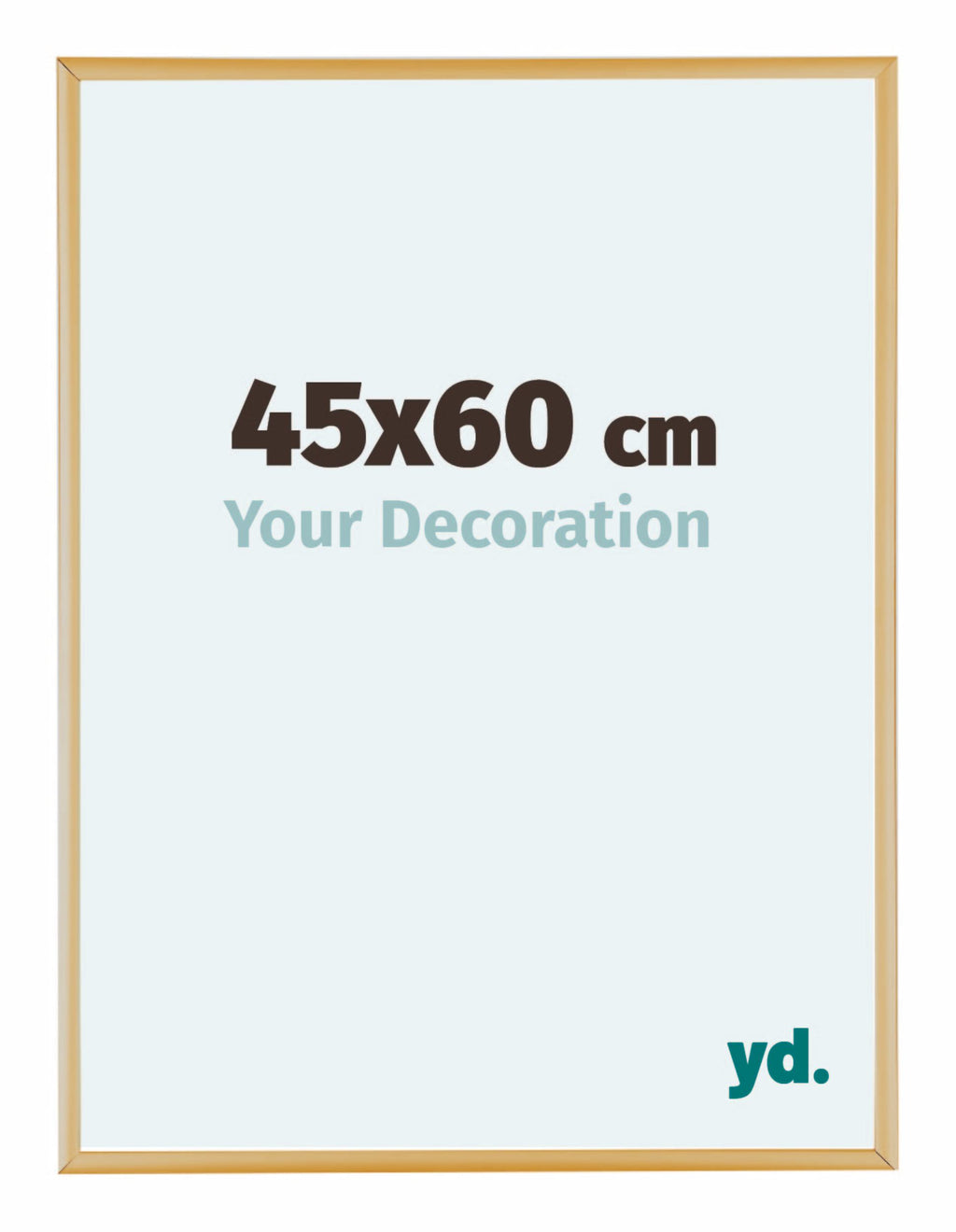 Austin Aluminium Photo Frame 45x60cm Gold Vintage Front Size | Yourdecoration.com