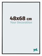 Austin Aluminium Photo Frame 48x68cm Black High Gloss Front Size | Yourdecoration.com