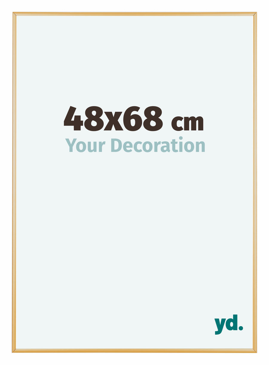 Austin Aluminium Photo Frame 48x68cm Gold Vintage Front Size | Yourdecoration.com
