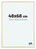 Austin Aluminium Photo Frame 48x68cm Gold Vintage Front Size | Yourdecoration.com
