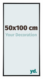 Austin Aluminium Photo Frame 50x100cm Black High Gloss Front Size | Yourdecoration.com