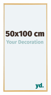 Austin Aluminium Photo Frame 50x100cm Gold Vintage Front Size | Yourdecoration.com