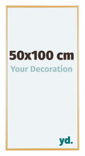 Austin Aluminium Photo Frame 50x100cm Gold Vintage Front Size | Yourdecoration.com