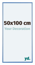 Austin Aluminium Photo Frame 50x100cm Steel Blue Front Size | Yourdecoration.com