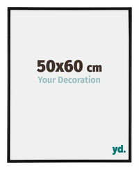 Austin Aluminium Photo Frame 50x60cm Black Matt Front Size | Yourdecoration.com