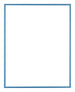 Austin Aluminium Photo Frame 50x65cm Steel Blue Front | Yourdecoration.com