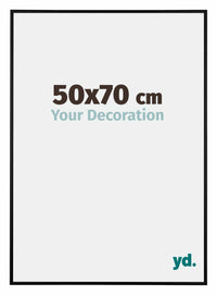 Austin Aluminium Photo Frame 50x70cm Black Matt Front Size | Yourdecoration.com